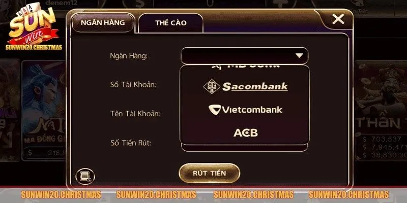 Giao dịch qua tài khoản ngân hàng